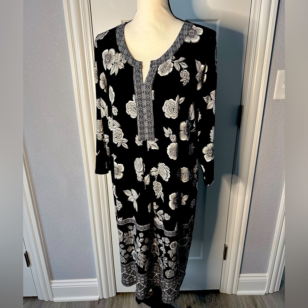J Jill Flowered Dress